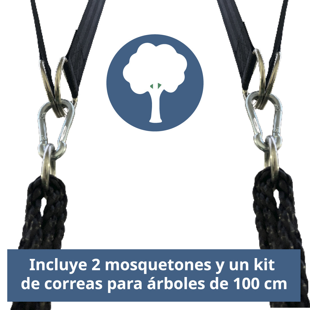 Columpio Exterior Round Azul 100 cm Sensorial SunnyYard 1 un