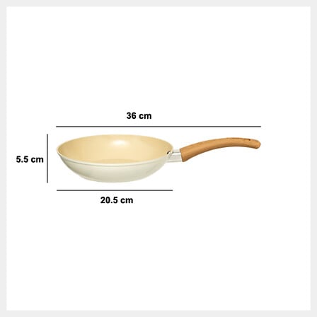Sartén Aluminio Forjado Harmony Cream 20 cm 5five 1 un