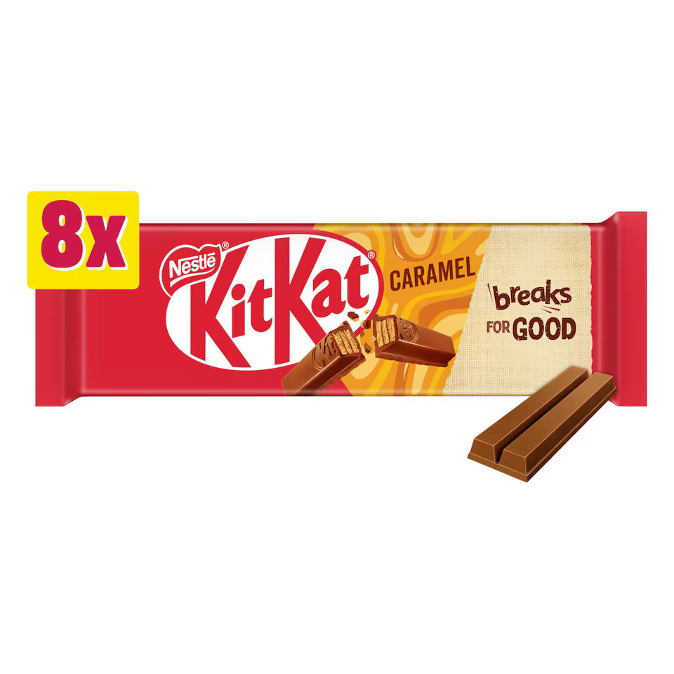Chocolate Caramelo 2 Fingers 8 Pack Kit Kat 165,6 g
