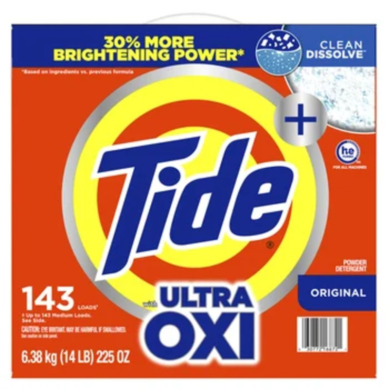 Detergente en Polvo Plus Ultra Oxi Tide 6,38 Kg