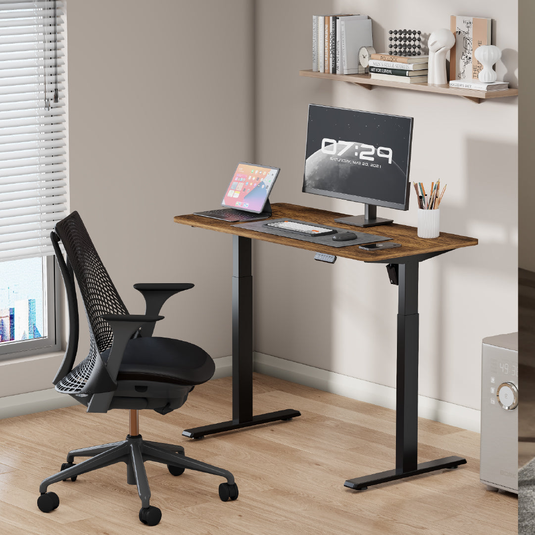 Escritorio Altura Regulable Base Negra Classic Series 120x60cm Assen 1 un