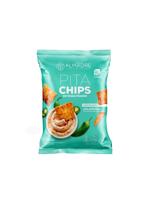 Pita Chips Jalapeño Almadre 170 g