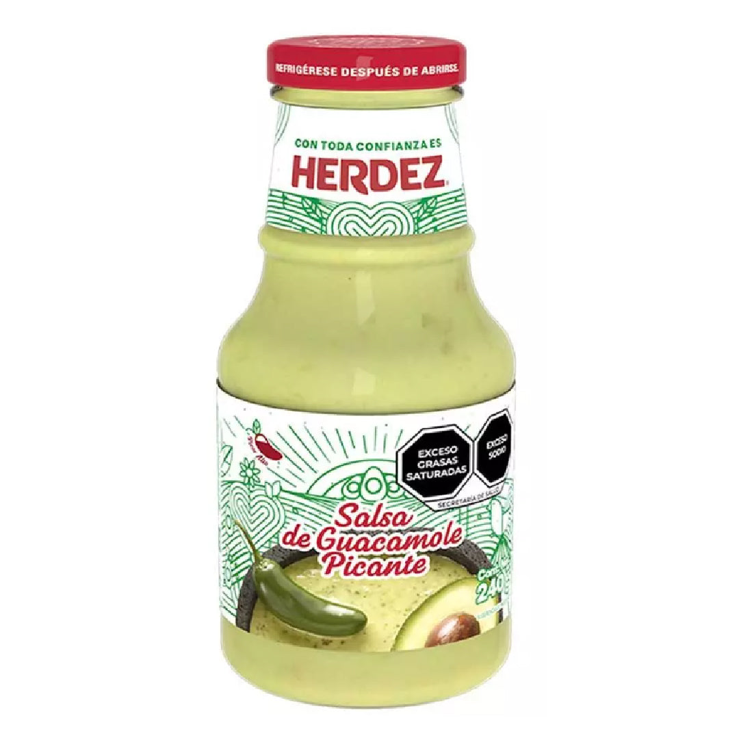 Salsa de Guacamole Picante Herdez 250 g