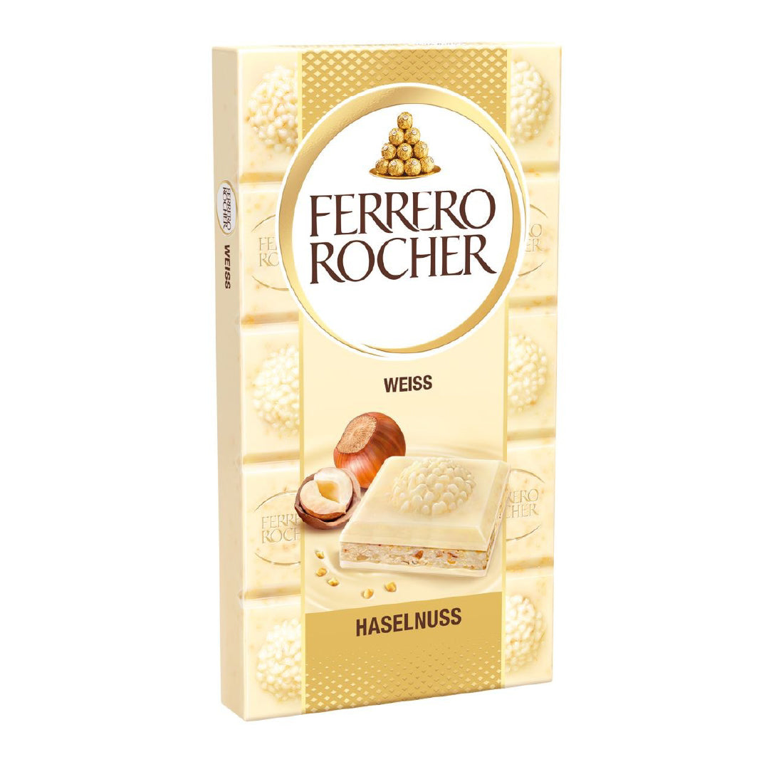 Chocolate Blanco Avellana Ferrero Rocher 8 x 90 g