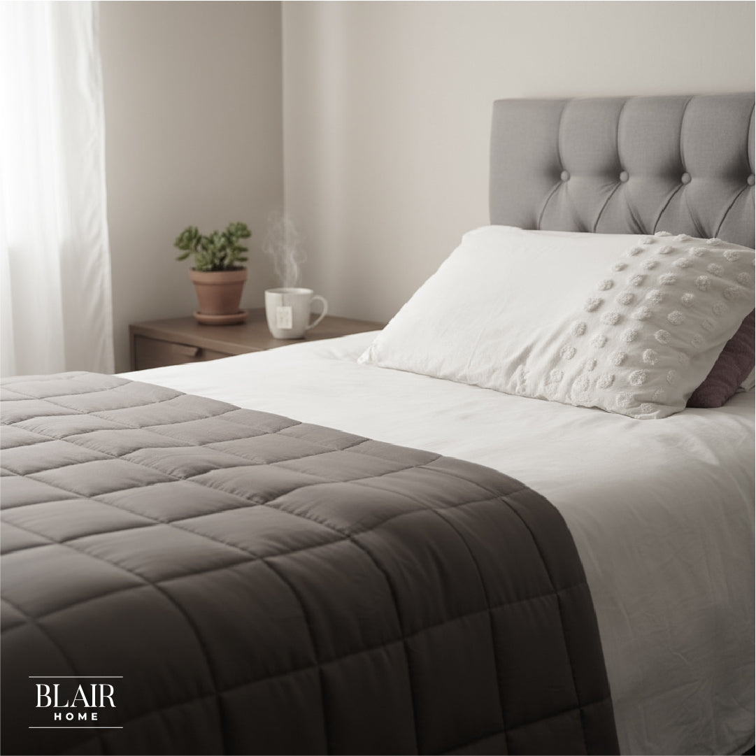 Manta Pesada Gray 150X200 cm 7 kg Blair Home 1 un