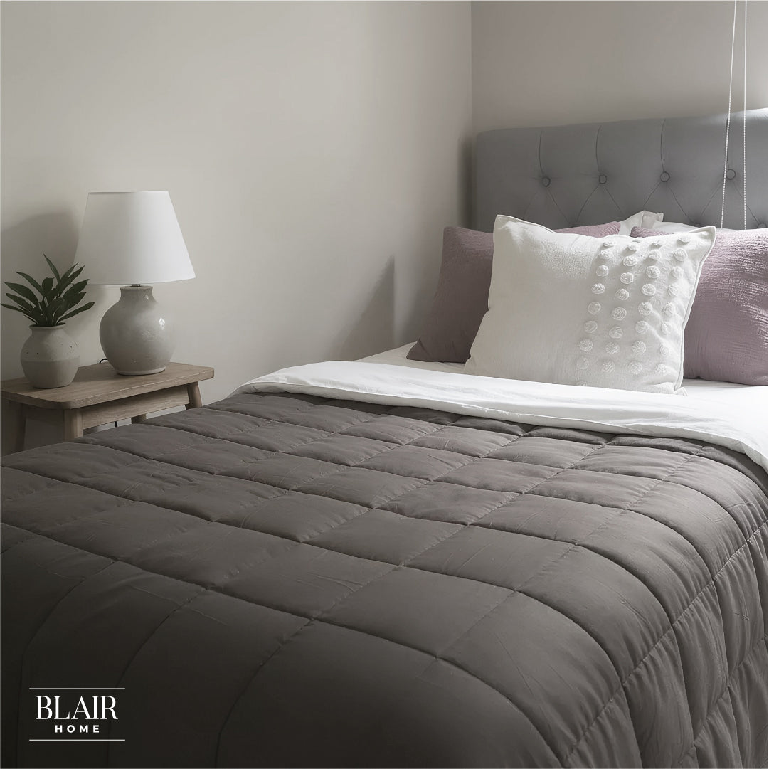 Manta Pesada Gray 150X200 cm 7 kg Blair Home 1 un