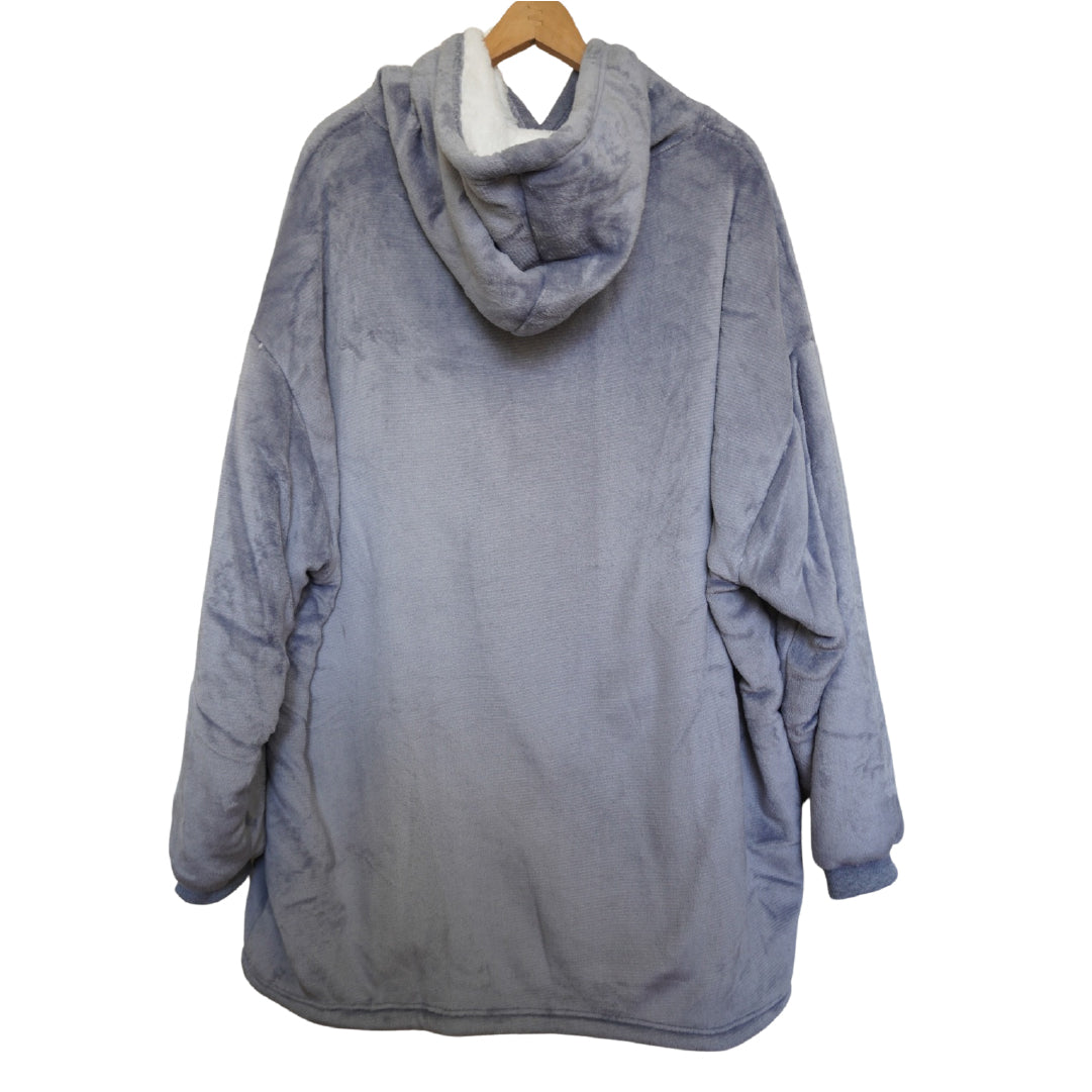 Polerón Manta Sherpa Gray Snuzz Loungewear 1 un