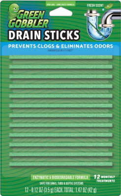 Desodorante Biológico para Drenaje Tiras Green Gobbler 12 un