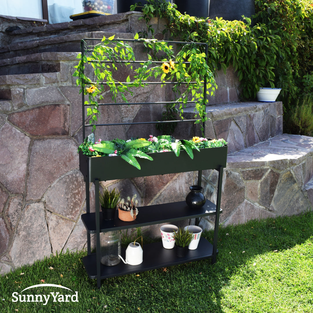 Jardinera de Metal Multifuncional SunnyYard 1 un