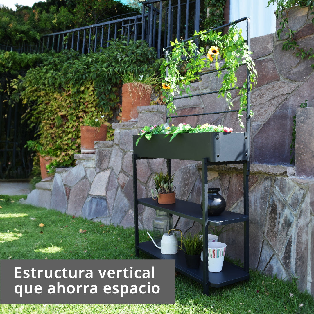 Jardinera de Metal Multifuncional SunnyYard 1 un