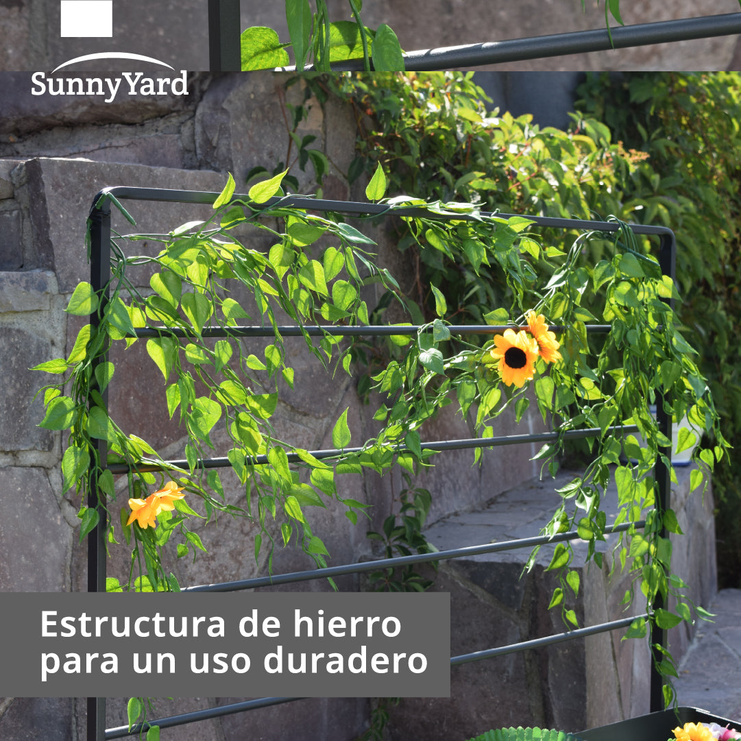 Jardinera de Metal Multifuncional SunnyYard 1 un