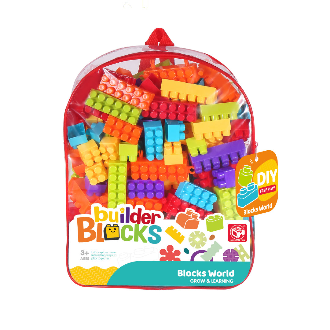 Bloques de Construcción Mochila Builder Blocks 200 Piezas 1 un