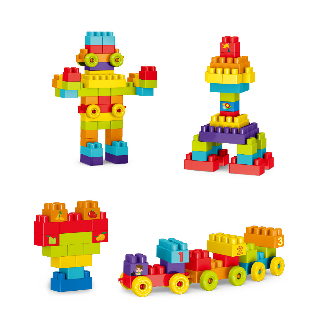 Bloques de Construcción Mochila Builder Blocks 200 Piezas 1 un