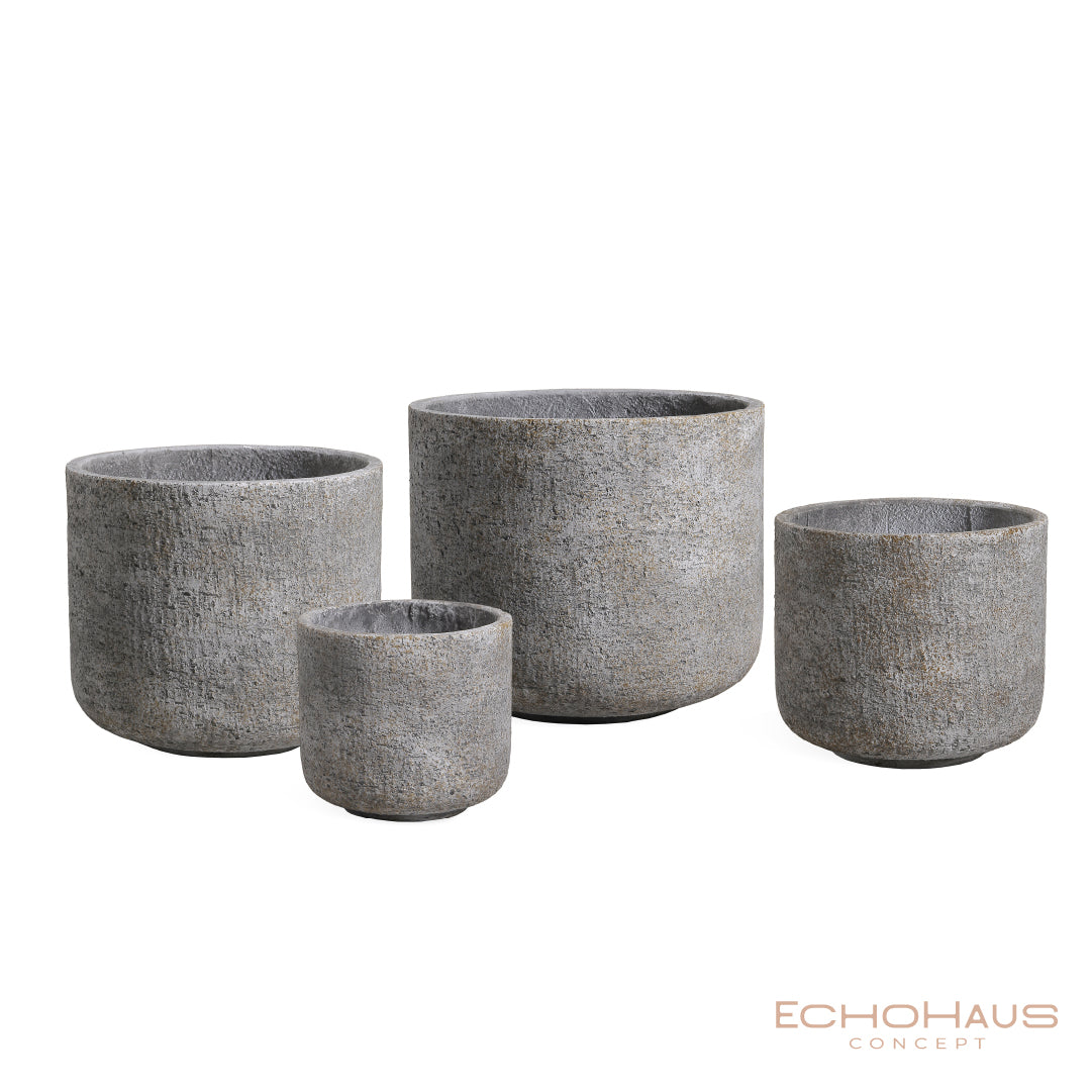 Set Maceteros Toscana EchoHaus Pack 4