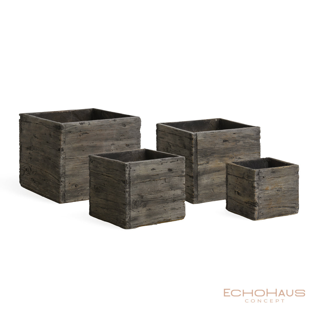 Set Maceteros Savanna EchoHaus Pack 4