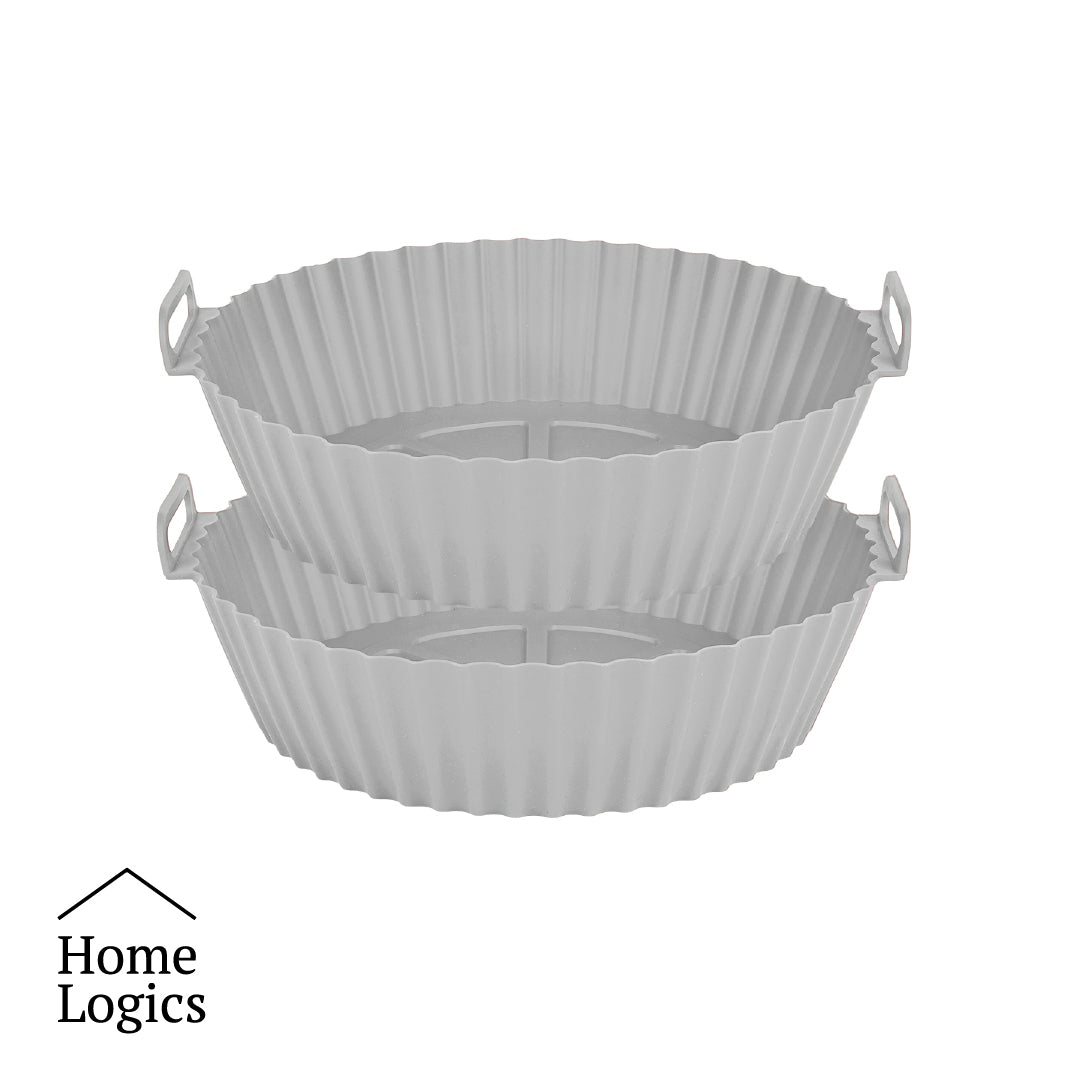 Set 2 Moldes Silicona Air Fryer 17 cm Home Logics