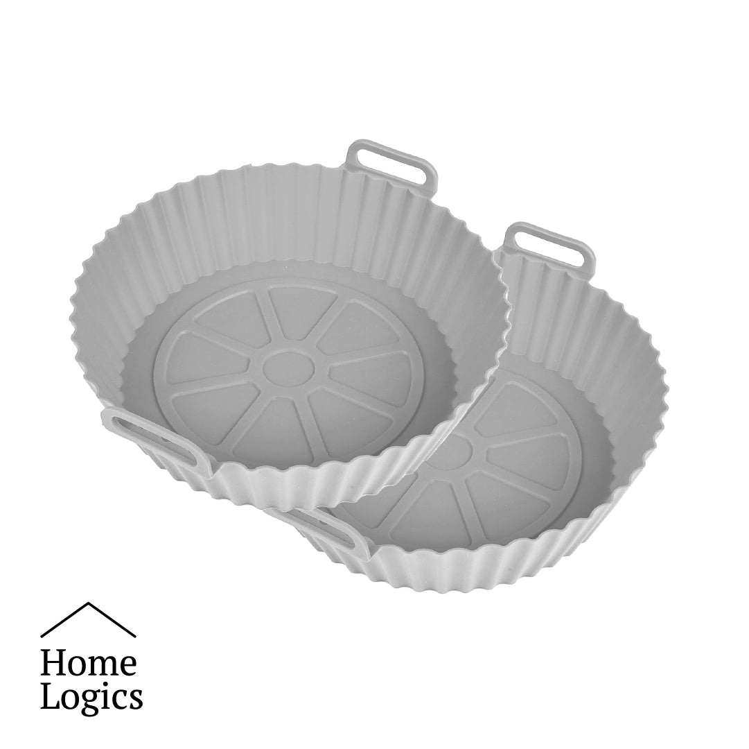 Set 2 Moldes Silicona Air Fryer 17 cm Home Logics
