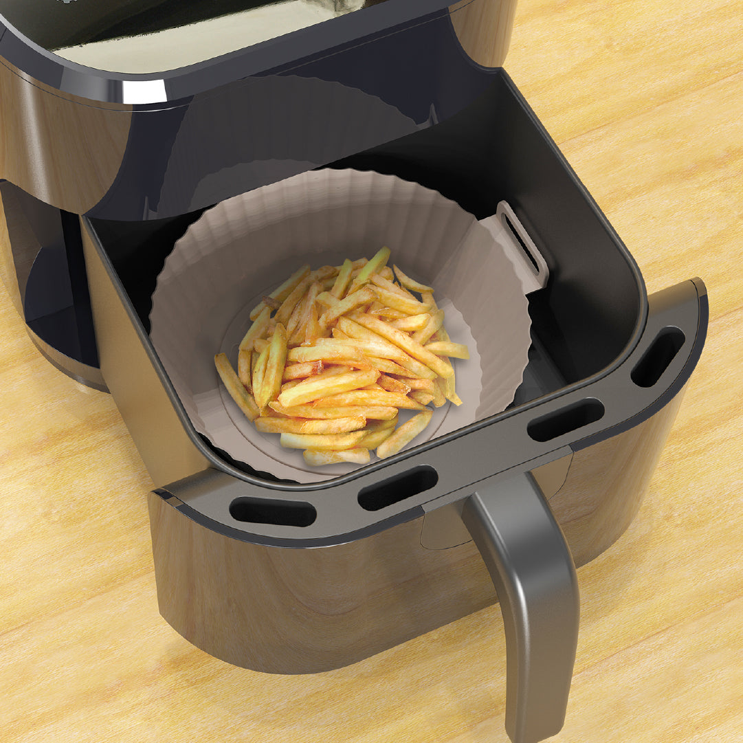 Set 2 Moldes Silicona Air Fryer 21 cm Home Logics