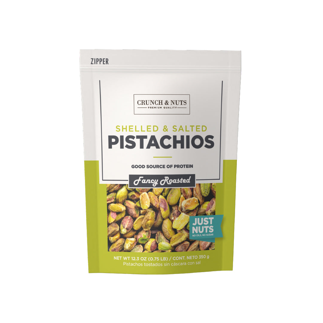 Pistachos Tostados Sin Sal Sin Cáscara Crunch & Nuts 350 g