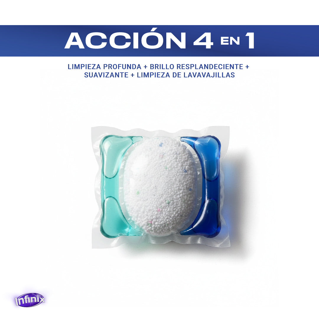 Cápsulas para Lavavajillas Infinix 90 Pods