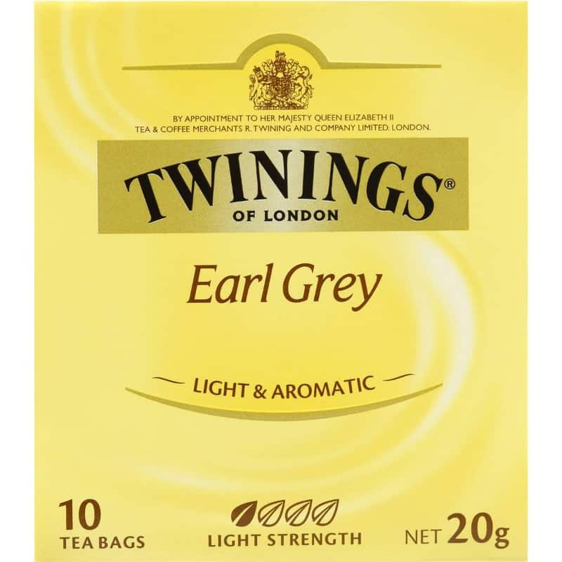 Té Negro Early Grey Twinings 10 un