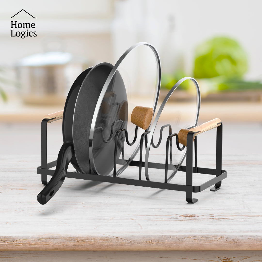 Portatapas con Mango de Madera Home Logics 1 un