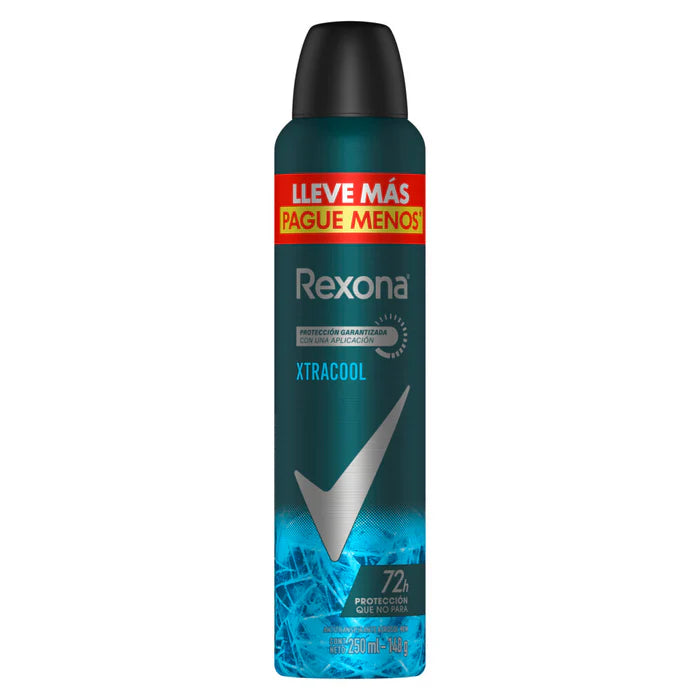 Desodorante Aerosol Antitranspirante Xtracool Rexona 250 ml