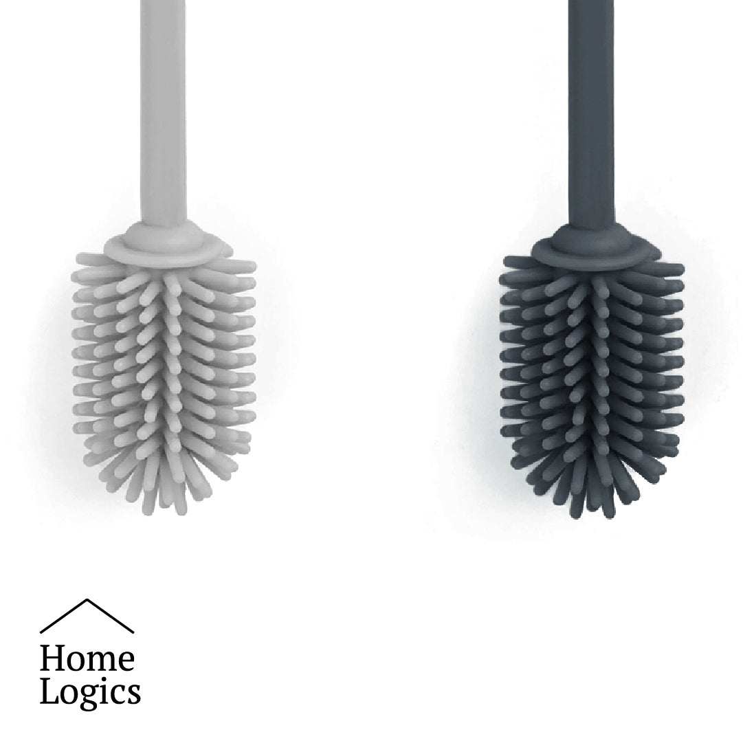 Set 2 Cepillos Botellas Silicona Home Logics 1 un