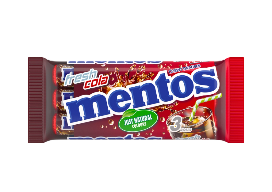 Masticables Cola Mentos 25 x 114 g