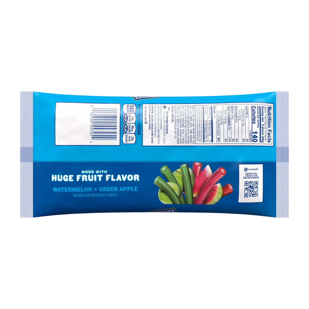 Masticables Ropes Uva Manzana Sandía Jolly Rancher 283 g