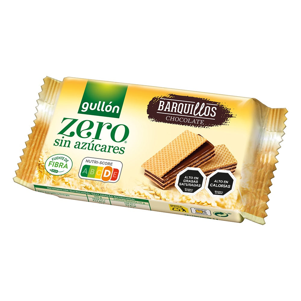 Obleas sin Azúcar Chocolate Gullón 60 g