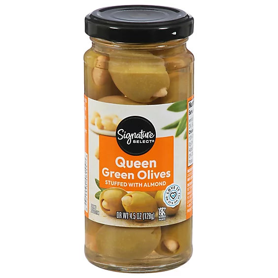 Aceitunas Rellenas con Almendras Signature Select 128 g