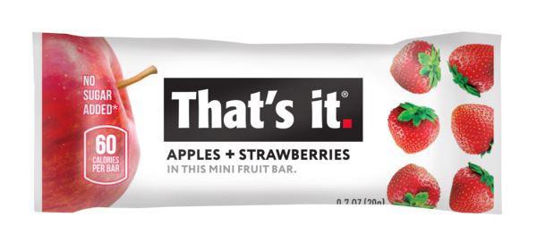 Barras de Fruta Mini Variedades That?s It 24 un x 20 g