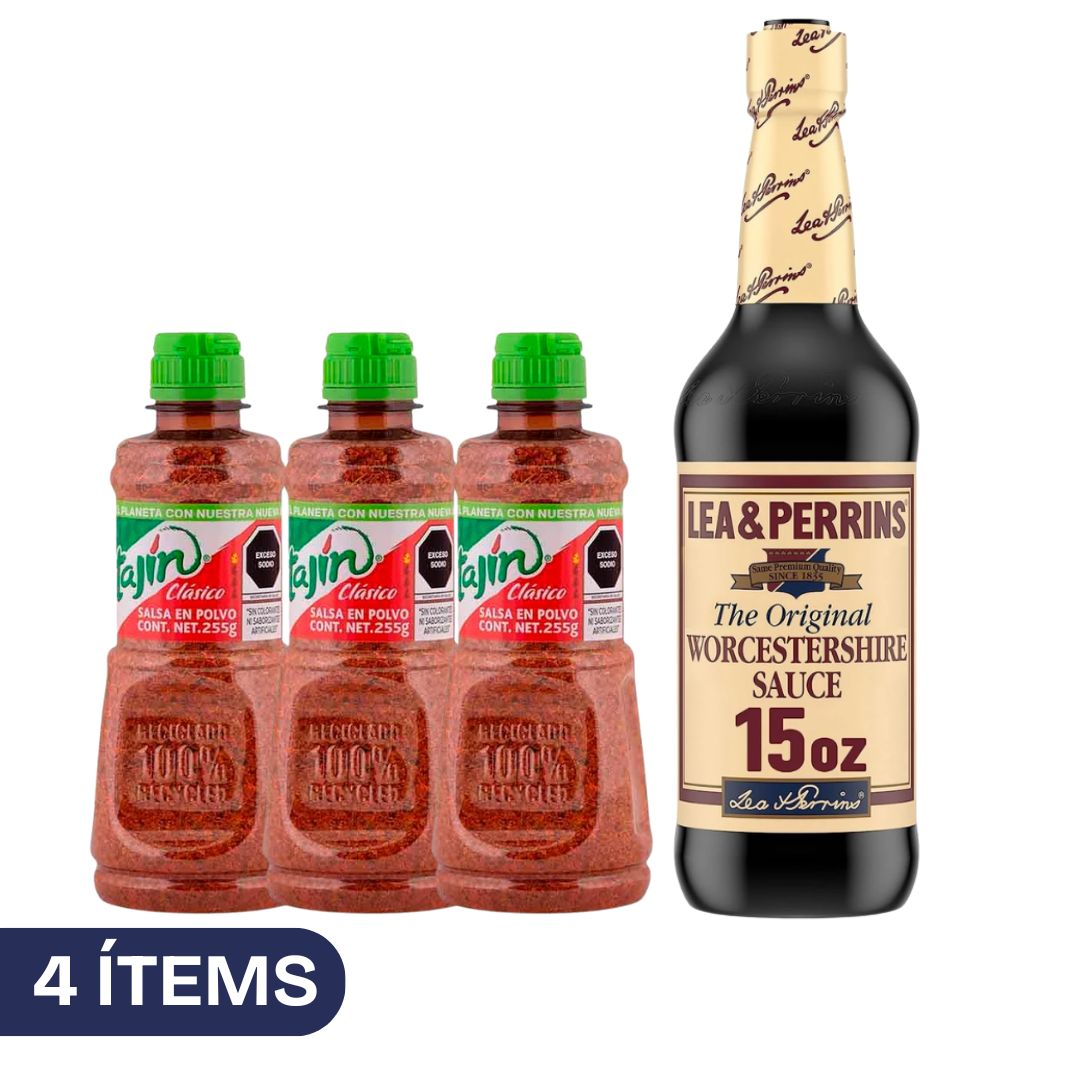 Pack: Tajin & Worcestershire