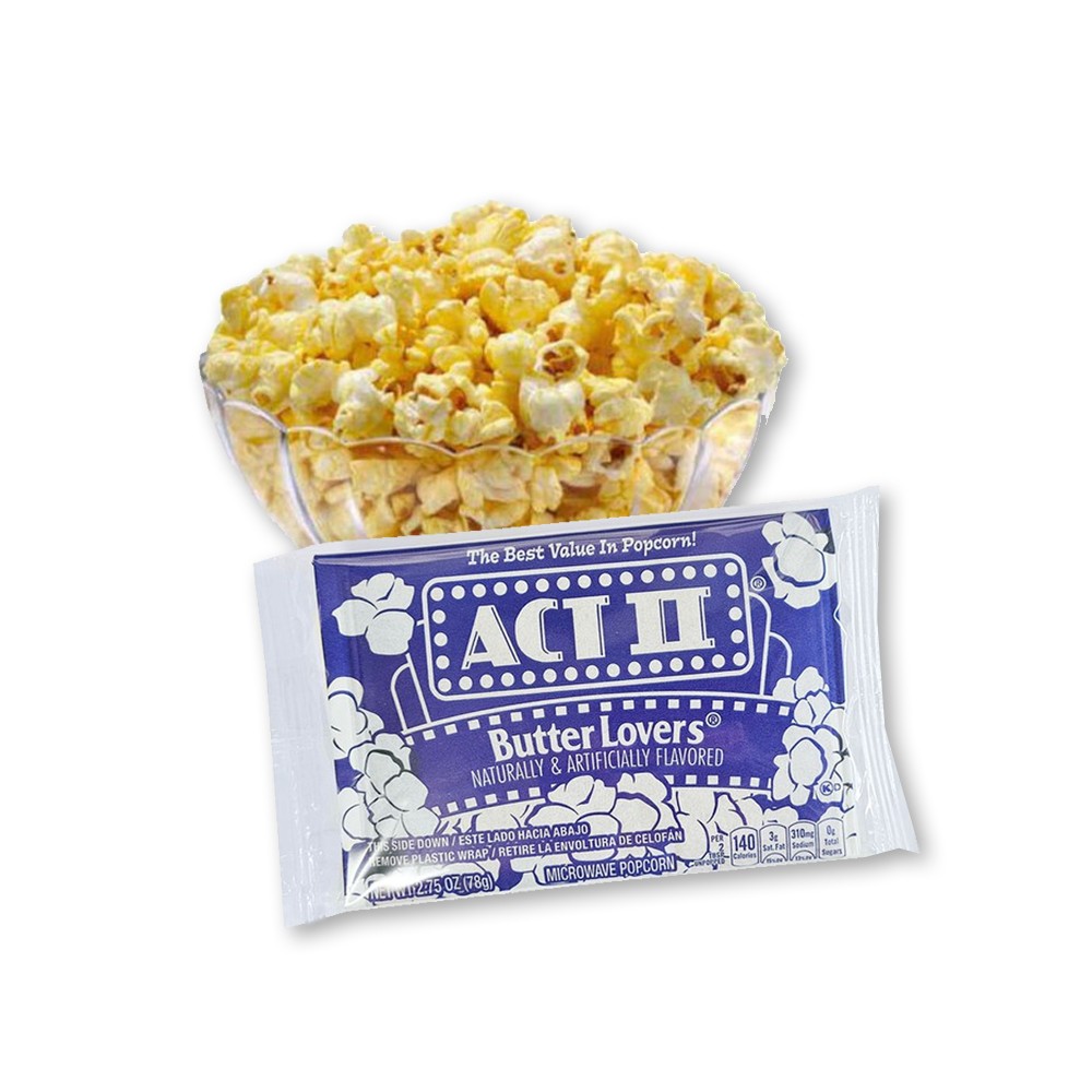 Cabritas para Microondas Butter Lovers ACT II 32 un x 78 g