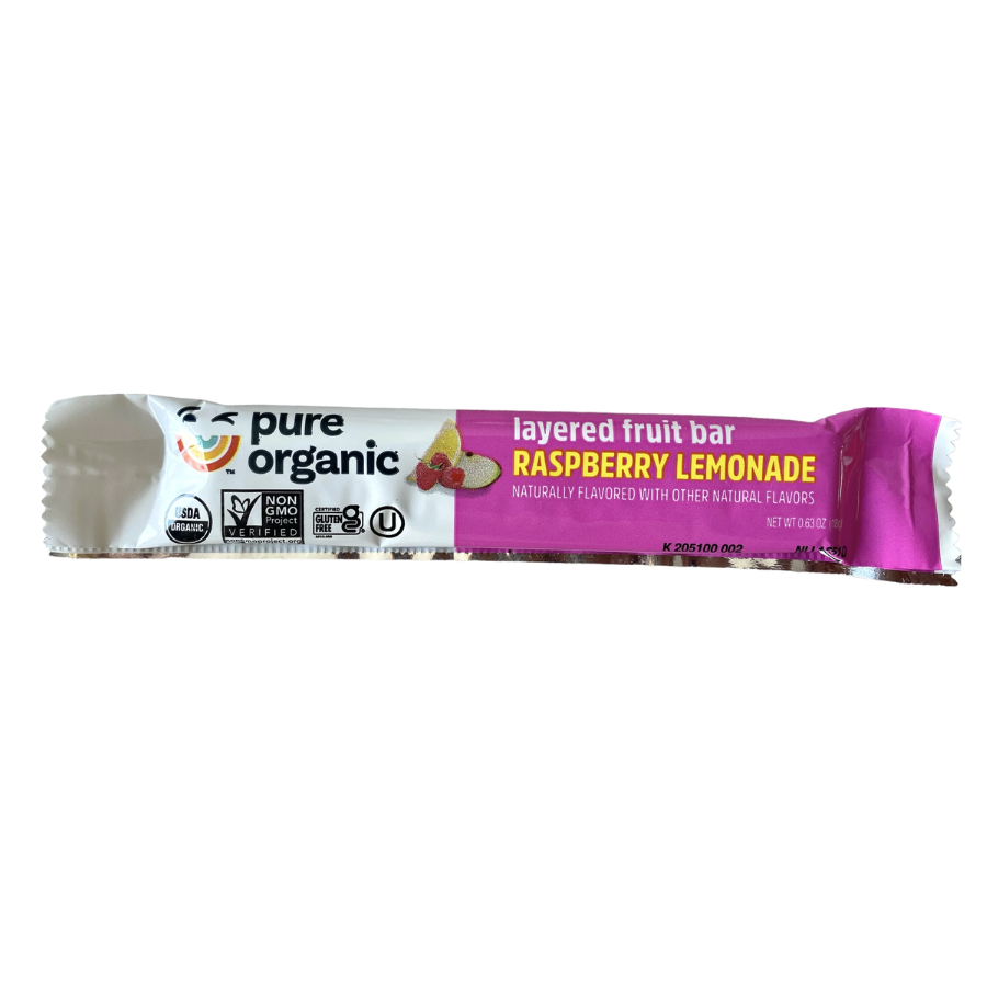 Barra de Fruta Frambuesa-Limón Pure 18 g