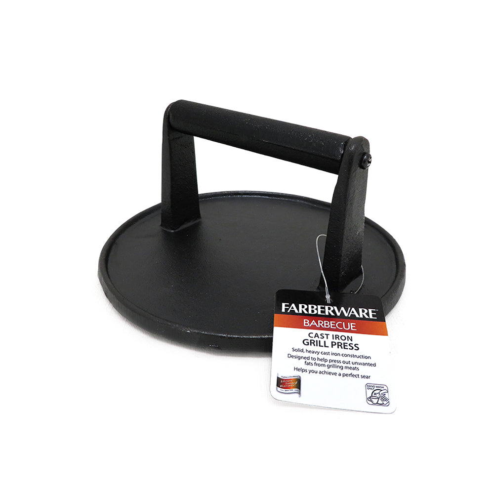 Prensa Sólida Hierro Forjado Parrilla 17.8 cm Farberware 1 un