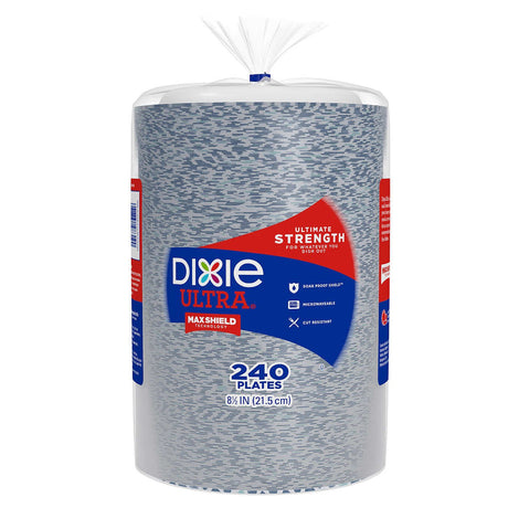 Platos de Papel Ultra 22 cm Dixie 240 un