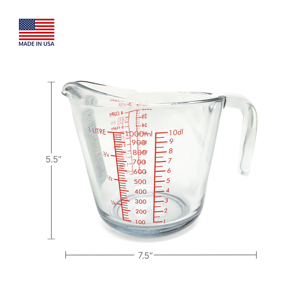 Taza Medidas Vidrio 1L Kitchen Classics 1 un