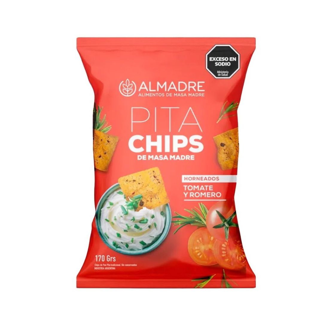 Pita Chips Tomate Romero Almadre 170 g