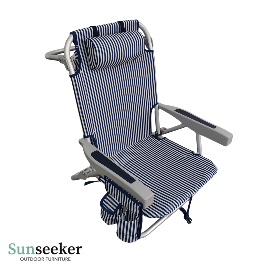 Silla de Playa Baja Navy Blue Sunseeker 1 un