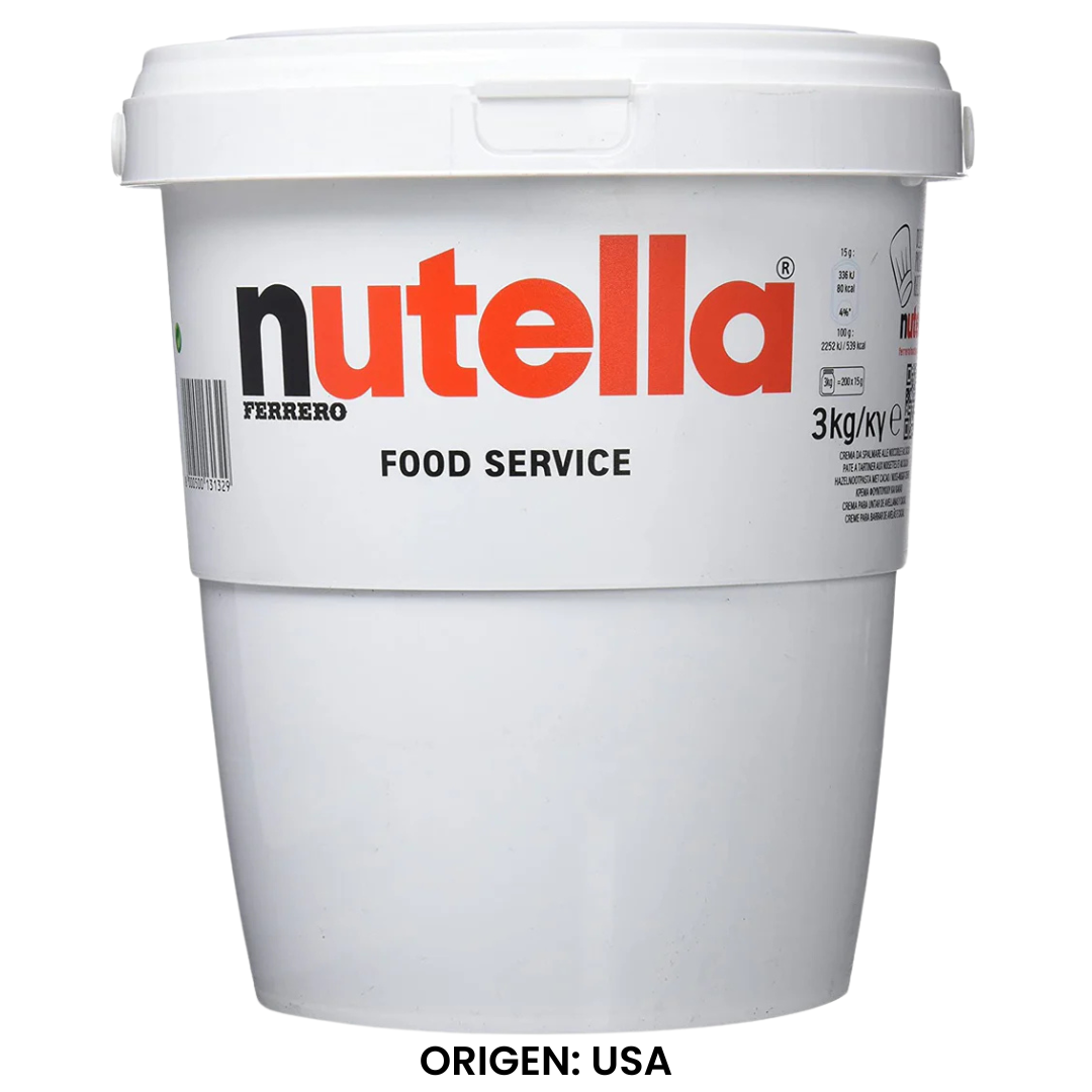 Crema Avellanas con Cocoa Nutella 3 kg