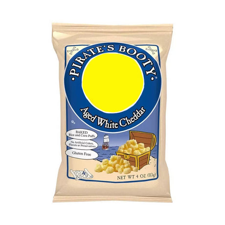 Cabritas con Queso Cheddar Blanco Pirate's Booty 40 un x 14 g