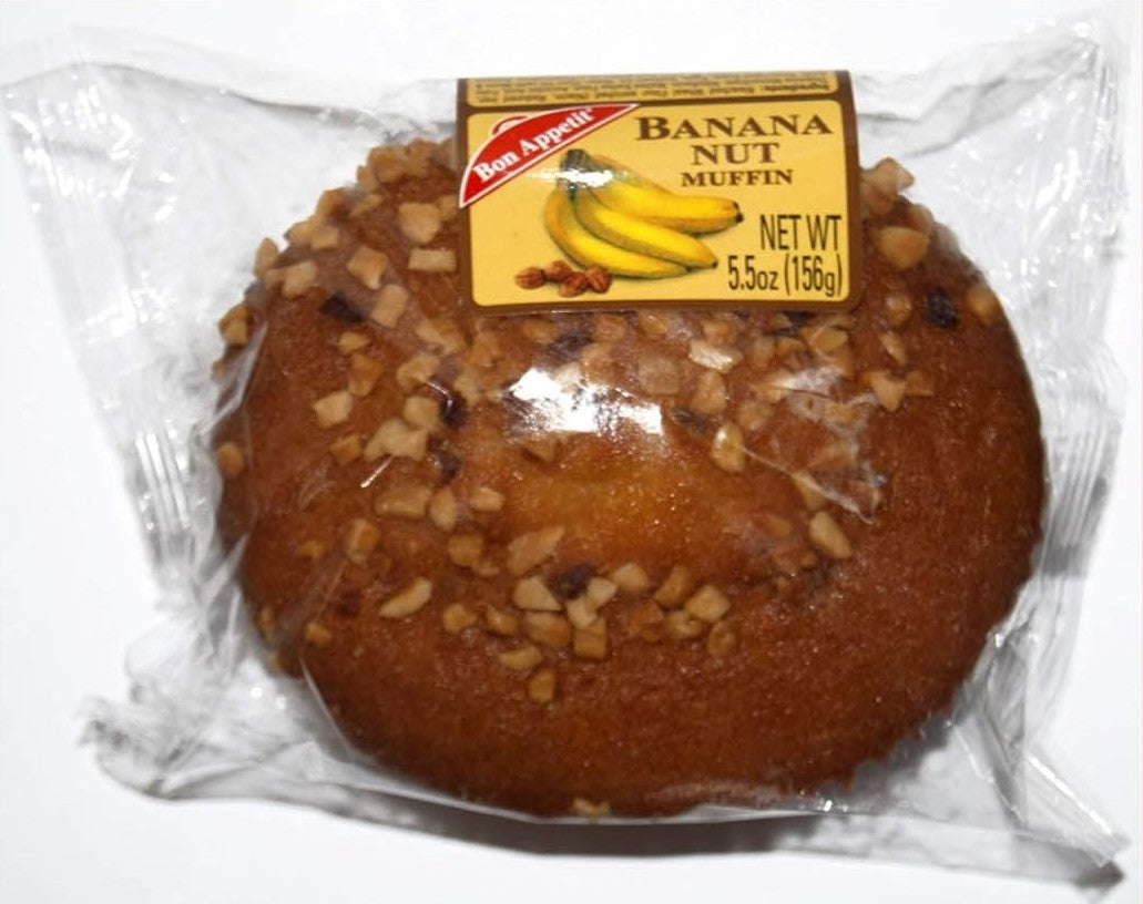 Postre Muffin Plátano Nueces Bon Appetit 24 x 142 g