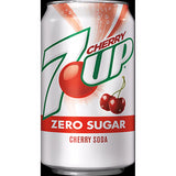 Bebida Cherry Zero Sugar Lata 7 Up 12 un x 355 ml