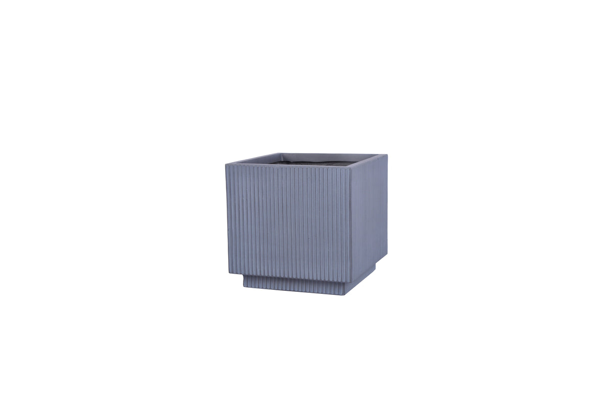 Macetero Arcilla Nervadura Gray XS Home Logics 1 un