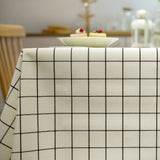 Mantel Black White 140 x 140 cm Home Logics 1 un