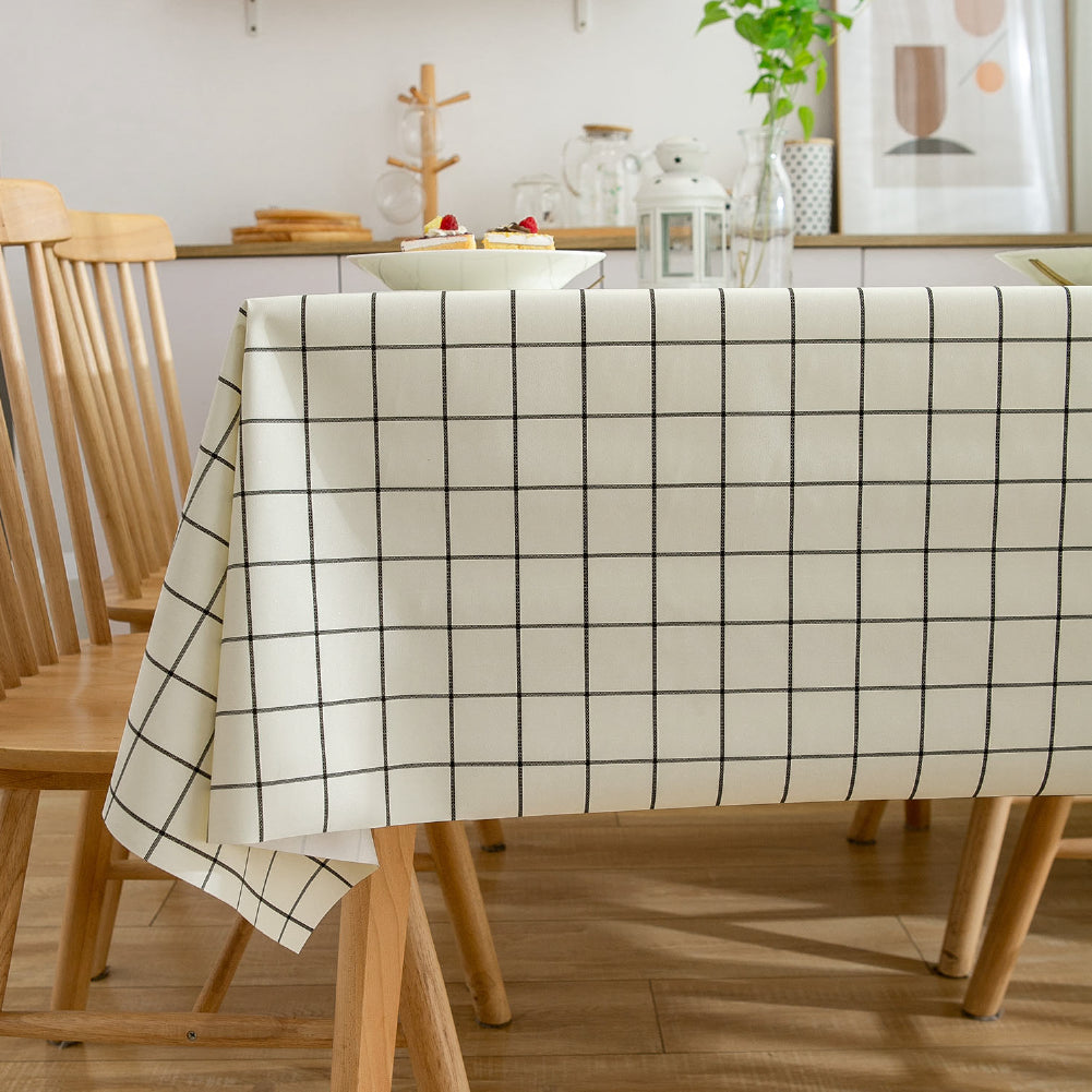 Mantel Black White 140 x 140 cm Home Logics 1 un