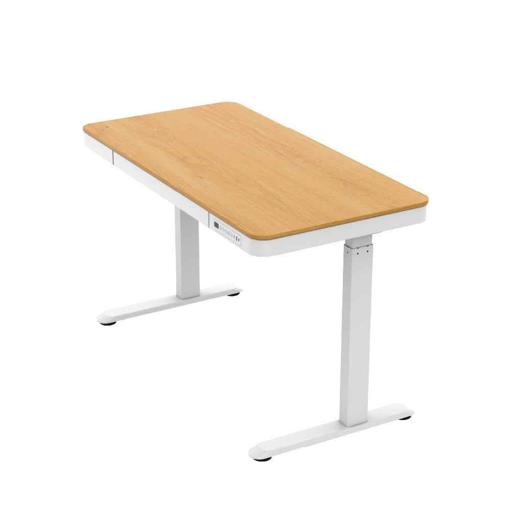 Escritorio de Altura Regulable C-Series Blanco Madera 120 x 60 cm Home Logics 1 un