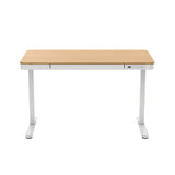 Escritorio de Altura Regulable C-Series Blanco Madera 120 x 60 cm Home Logics 1 un